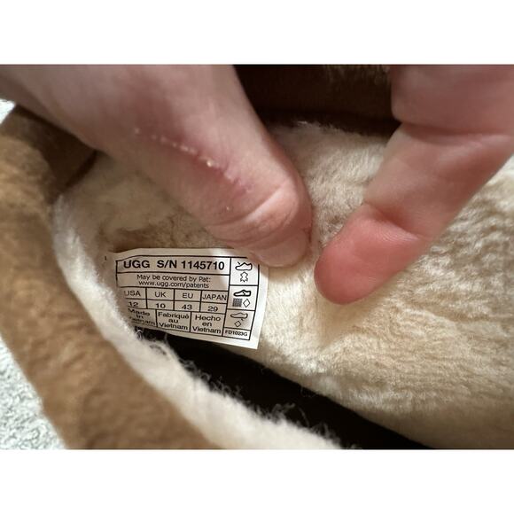 UGG Brooklyn Sunburst Platform Boots Women's Chestnut Suede US 12 - Picture 9 of 10